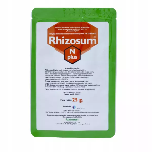 Rhizosum N Plus 25g Bakterie Azotowe