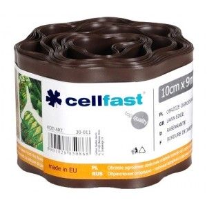 Cellfast Obrzeże Trawnikowe Brązowe 10cm x 9mb