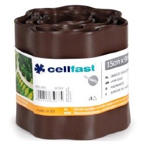 Cellfast Obrzeże Trawnikowe Brązowe 15cm x 9mb