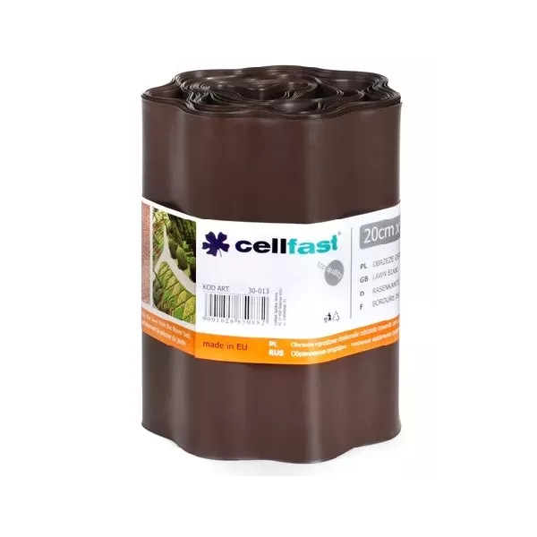Cellfast Obrzeże Trawnikowe Brązowe 20cm x 9mb