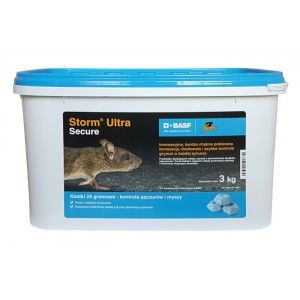 Storm Ultra Secure 3kg Trutka na szczury, myszy
