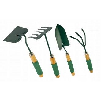 Zestaw narzędzi ogrodniczych metalowe ogrodowe 4w1