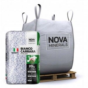 Otoczak Biały BIANCO CARRARA 25-40mm 1000kg 1t Big Bag