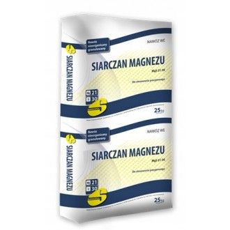 Siarczan Magnezu MgS 25kg Siarkopol Magnez Siarka