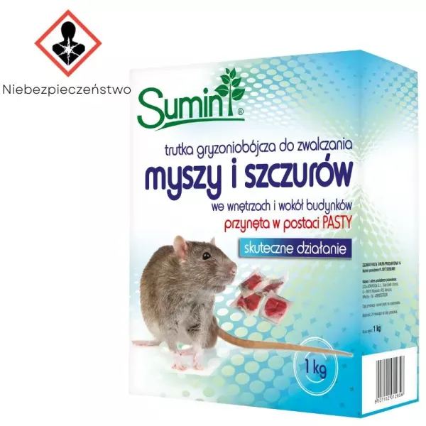 Sumin Trutka Miękka 1kg Na Myszy i Szczury